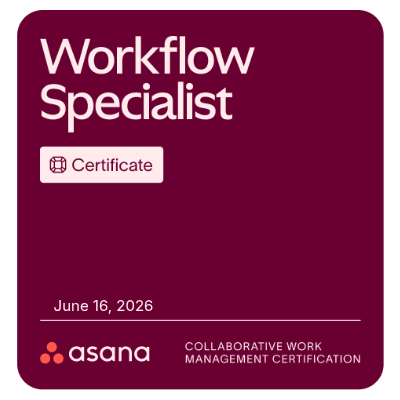Asana Workflow Specialist