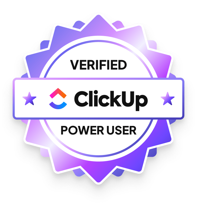 ClickUp Verified Power User