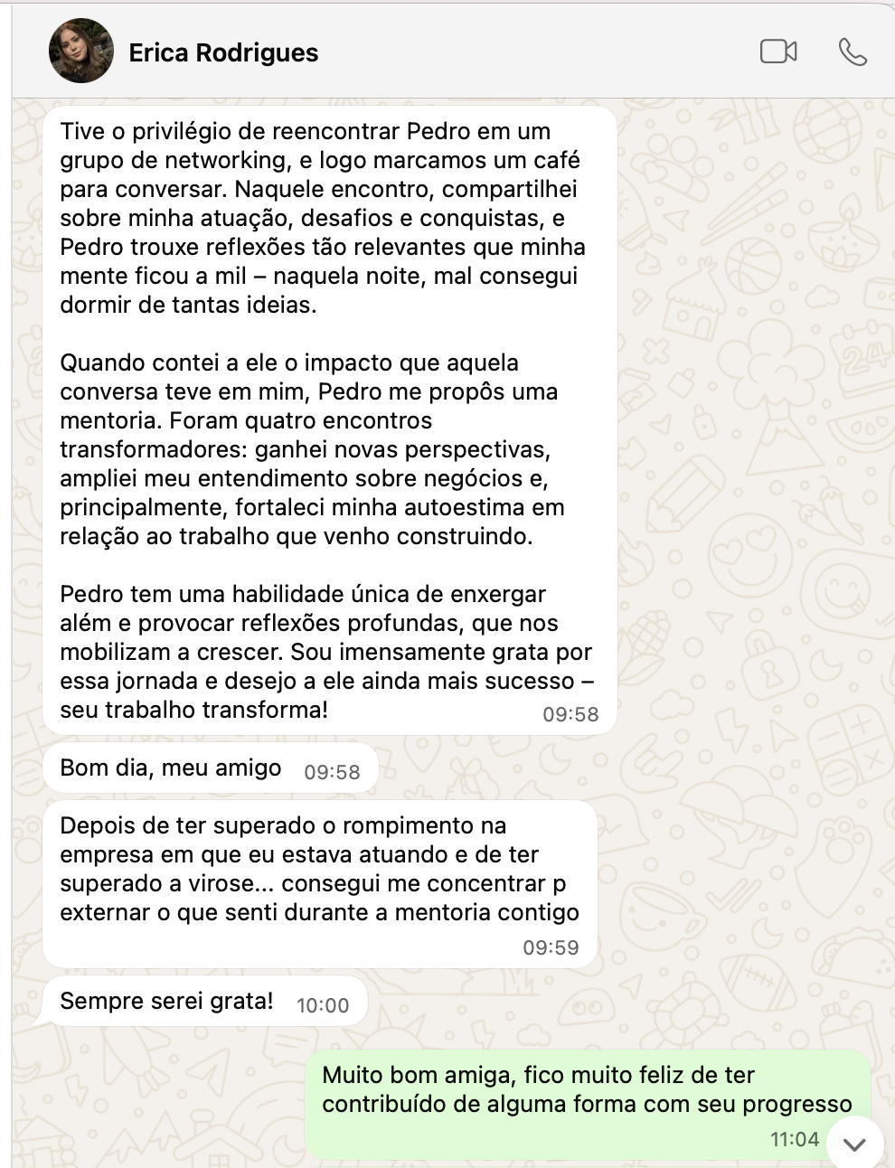Depoimento Erica Rodrigues